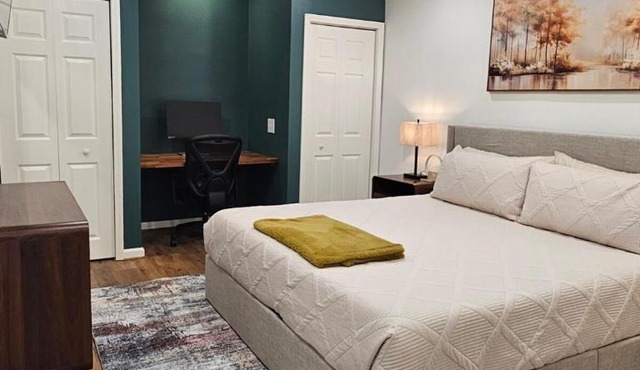 Tiny Home with Grill Laundry Deck Desk in Phenix City