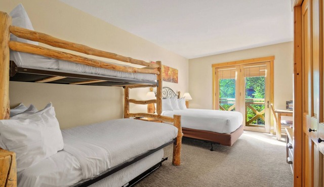 Tucker Mountain Hotel Style Room with 2 Beds #209A by RedAwning