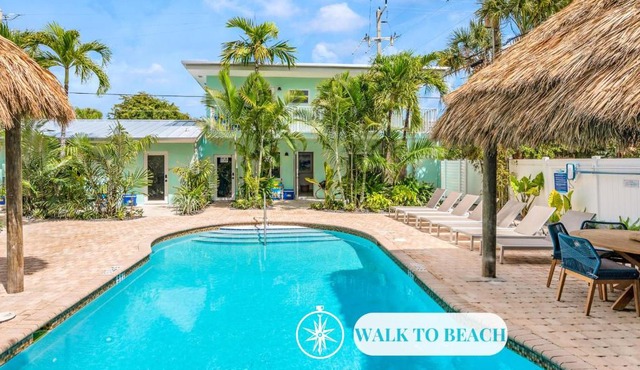 Walk to Beach Secluded Retreat Heated Pool LostShaker by the Sea