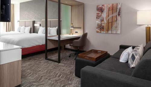 Queen Suite with Two Queen Beds and Trundle Sofa