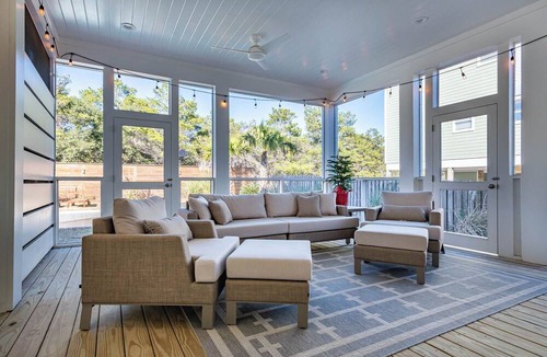 Gulf Trace House | "Pelican Trace"~Gulf Trace Luxe w/Gulf, Park Views~Private Pool~Beach Gear