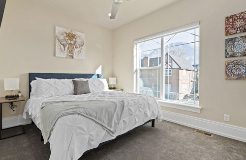 North Park Apartment | Work Here! King Bed, 400+ Mbps WiFi, BYU