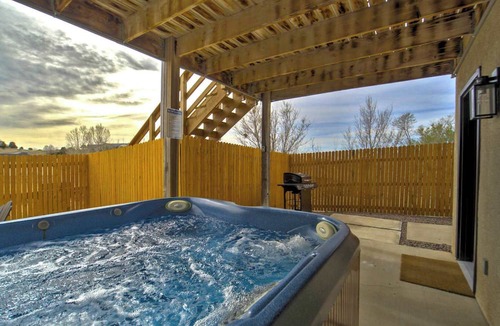 Pueblo West House | Modern 2BR Home, Sleeps 8,Grill,Hot Tub & Fire Pit