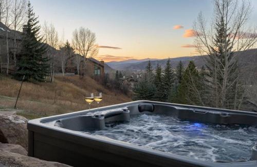 Eagle-Vail House | Whiskey Hill Luxury Retreat Hot tub Mountain Views
